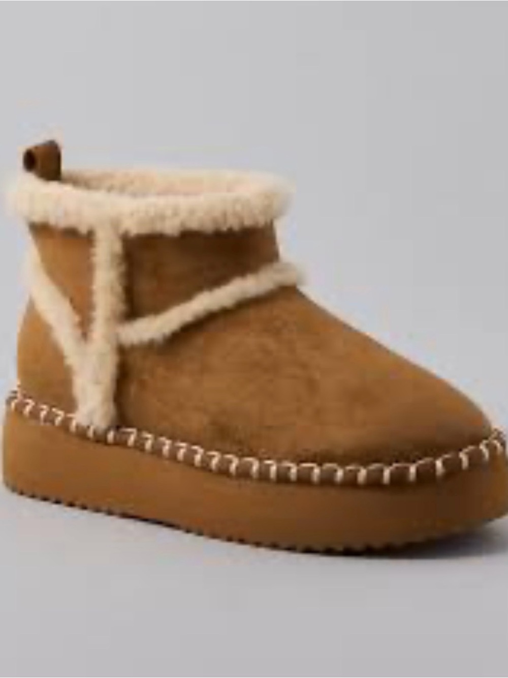 American Eagle Slip-On Bootie in Chestnut